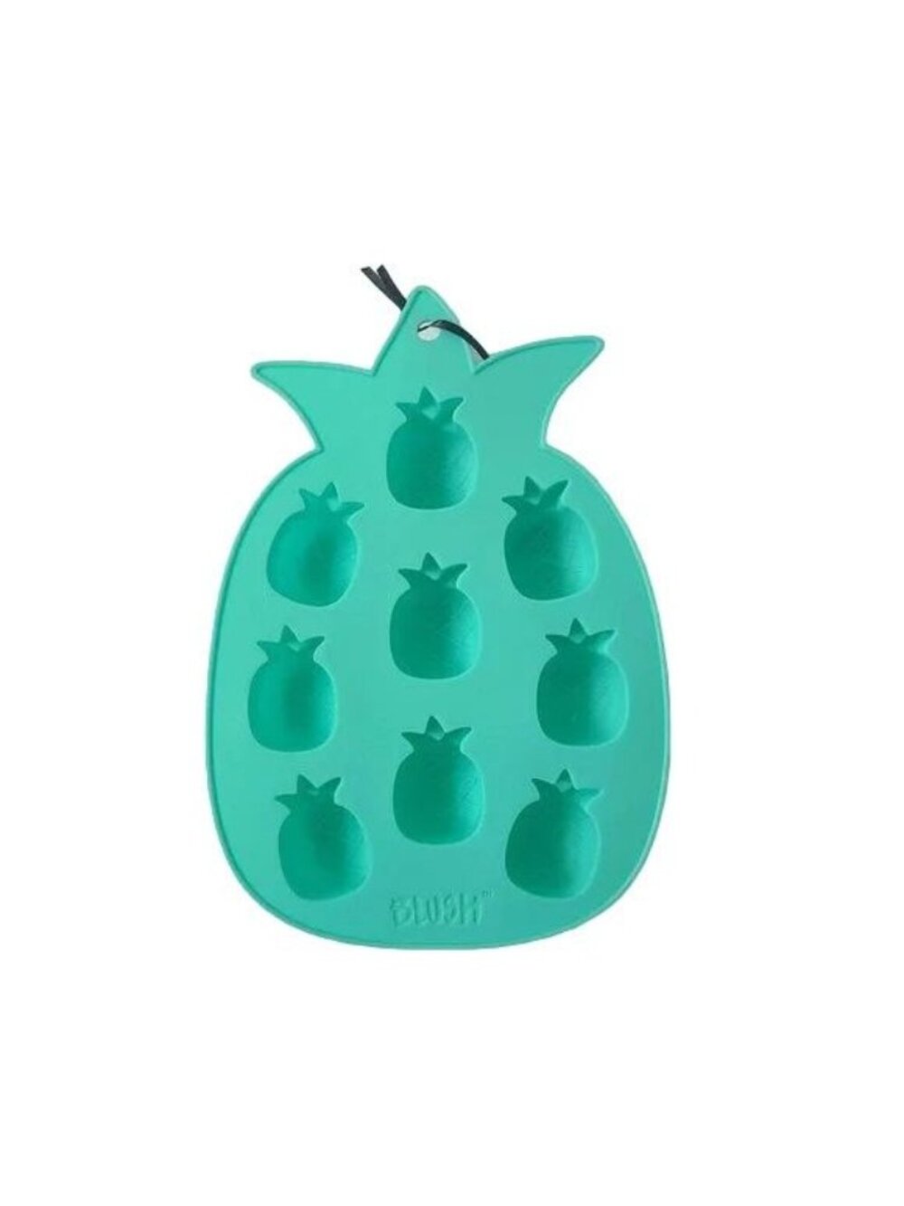 Blush Pineapple Silicone Ice Cube Mold Candy Jello Tray Green